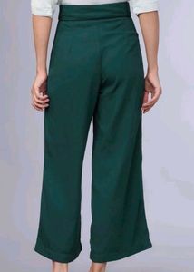 Green Wide Leg Pants