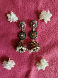 Colorful Jhumka Earrings