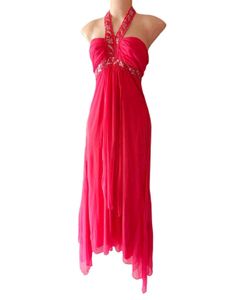 Stunning Red Halter Neck Dress ✨