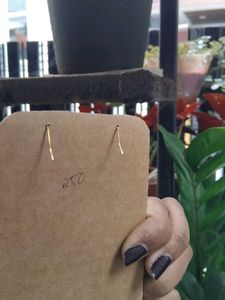 handmade Pink onyx beads Earrings