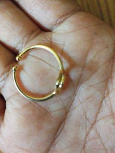Diva Jeweller Heart Ring Adjustable Gold