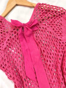 🎁Buy1 Get1 Free Laced Bow Crochet Top D