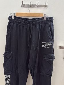 Black Cargo Joggers