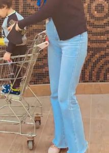 Light Wash Flare Jeans