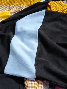 Color Block Corduroy Top