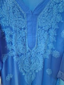 Chikankari Work Kurti