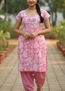 Pink Kurta Set