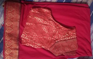 Red Fabric with Border