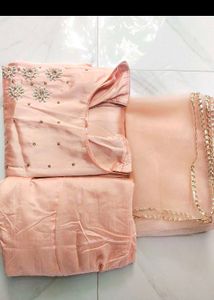 Peach Kurta Set