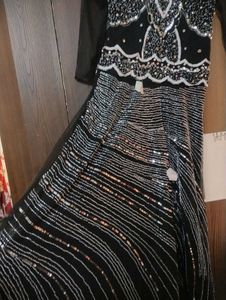Elegant Black Ethnic Gown