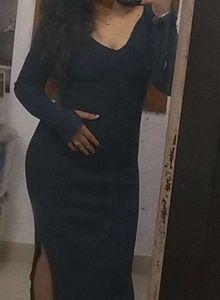 Elegant Black Bodycon Dress