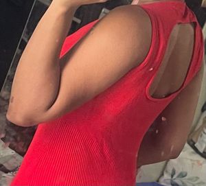 RED BODYCON PARTY DRESS