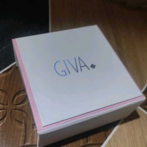 GIVA Silver Zircon Emerald Ring