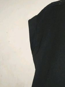 Black Colour Over T-shirt