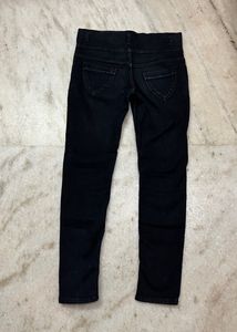 High Waisted Black Jean