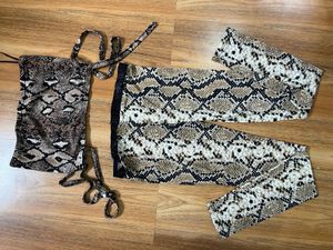Sexy Snake Print Cord set 🤌🏻🤌🏻