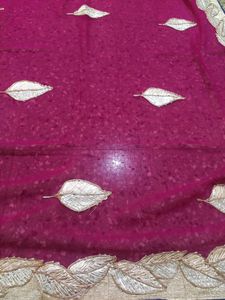 rani colour saree