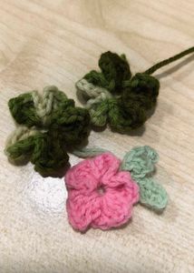 Pair Of Handmade Crochet 🧶 Earrings &amp; Clips
