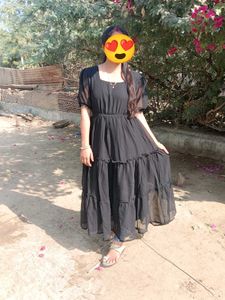 Black Beautiful Gown For Women 🖤