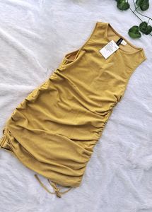 H&amp;M Glittery Drawstring Dress
