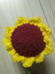 Crochet Sunflower Decoration