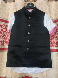 Black Jodhpuri Suit