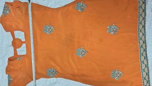 Silk Orenge Suit