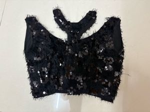 Sequin Embellished Party Blouse