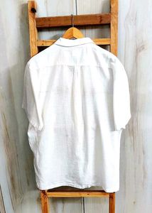 OffWhite Embroidered Fine Cotton Shirt Size-44-46