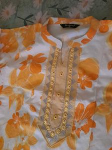 Madarwa Women Pure Cotton Kurta Pant Set