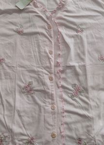 Brand New Unused Night Suit In Baby Pink Colour
