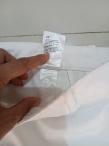 H&amp;M White Trousers