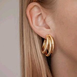 Gold Hoop Earrings