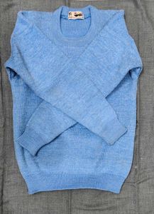 Blue Men Woolen Sweater