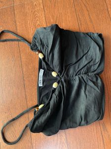 ZARA Black Crop Top