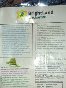 Orange Peel ,Multani Mitti , Mulethi Powder