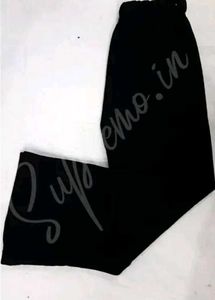 Comfortable Black Wollen Plazo