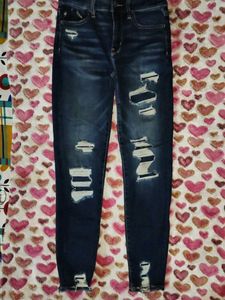 Distressed American Eagle Jeans