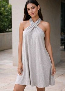 Casual Grey Mini dress