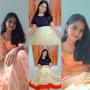 Combo of gown and skirt 🌺