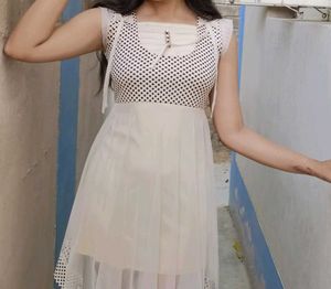 Dress With Black Polka Dot