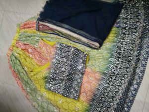 Colorful Sequined Lehenga Set