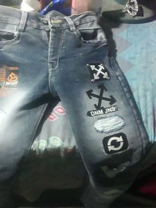 Distressed Denim Jeans