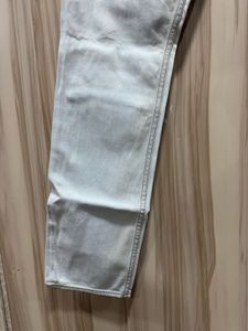 Michael Kors Straight Fit White Jeans