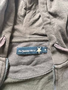 Olive Green Zip-Up Hoodie