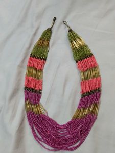 Beaded Statement Necklace