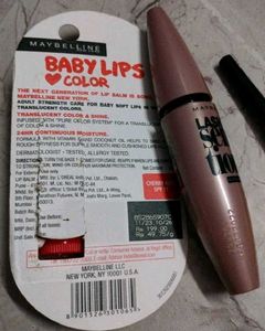 Eyeliner &amp; Mascara &amp; Lipbalm
