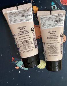The face shop rice water bright foaming cleanser