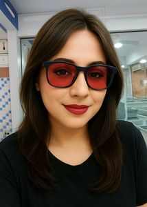 Red Lens Sunglasses