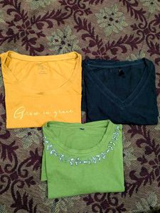 3 T Shirt Only At 150 Rs  For Women